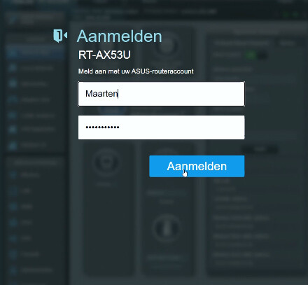 VPN op router - aanmelden